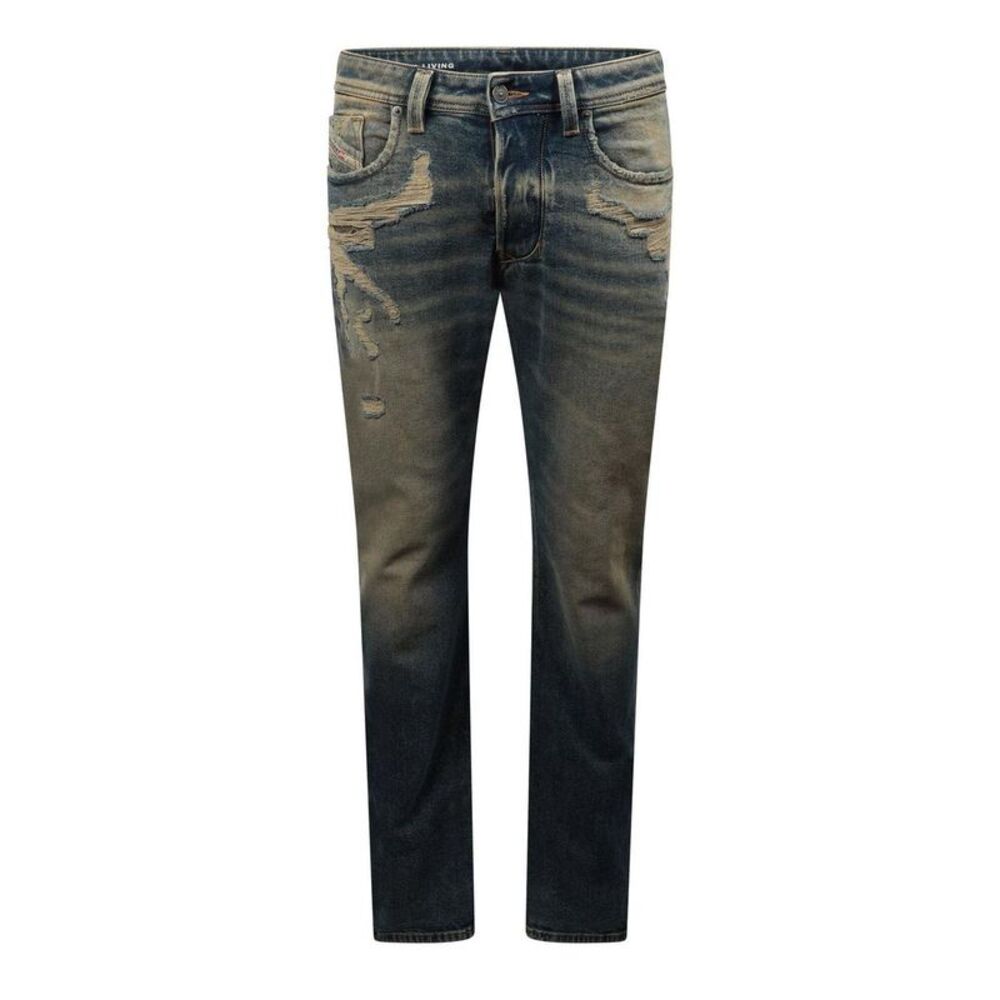 Diesel Mens 1985 Larkee Straight Leg Jeans / Blue Denim